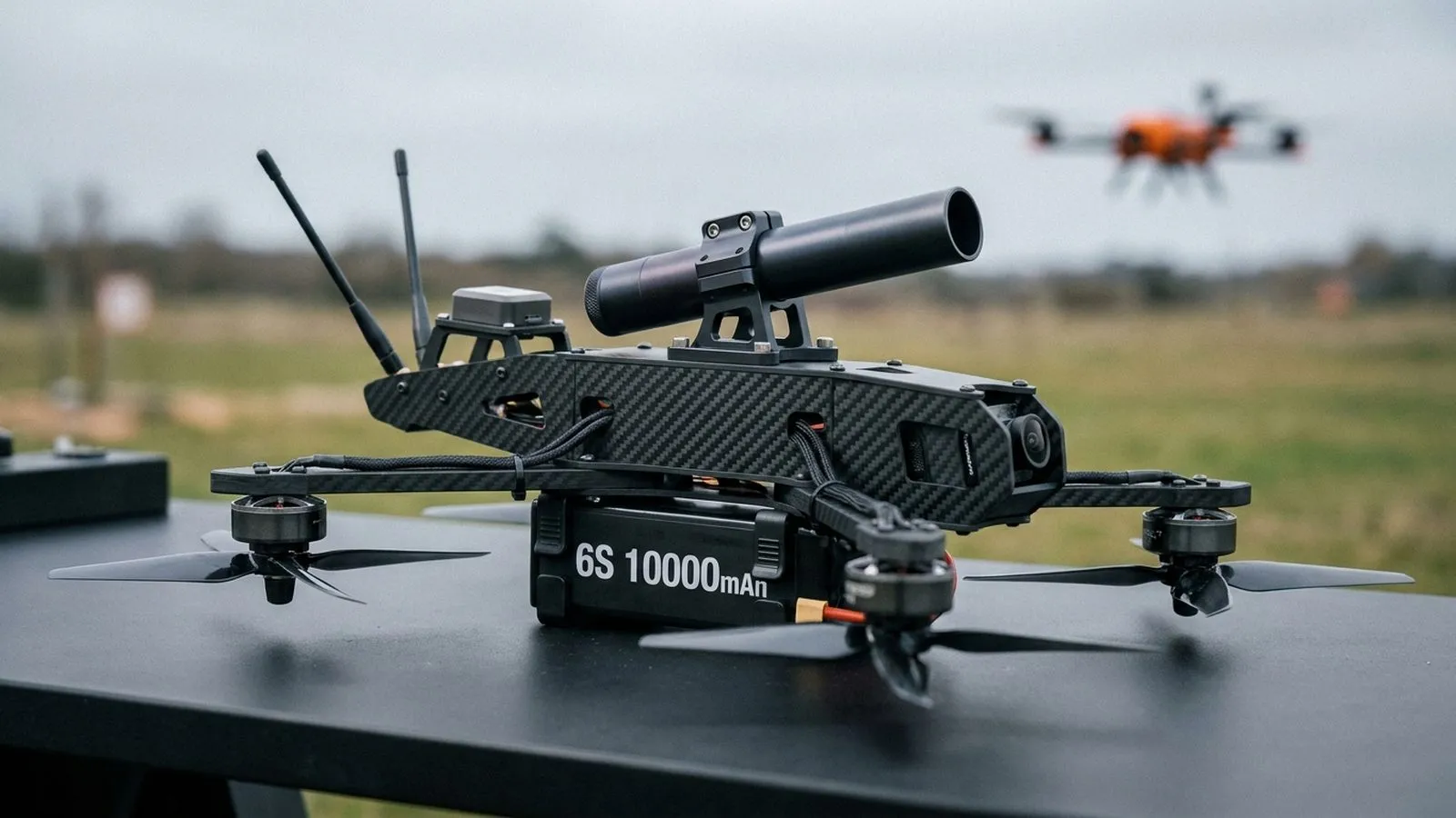 Rebuilding a capture drone around a full carbon-fibre airframe