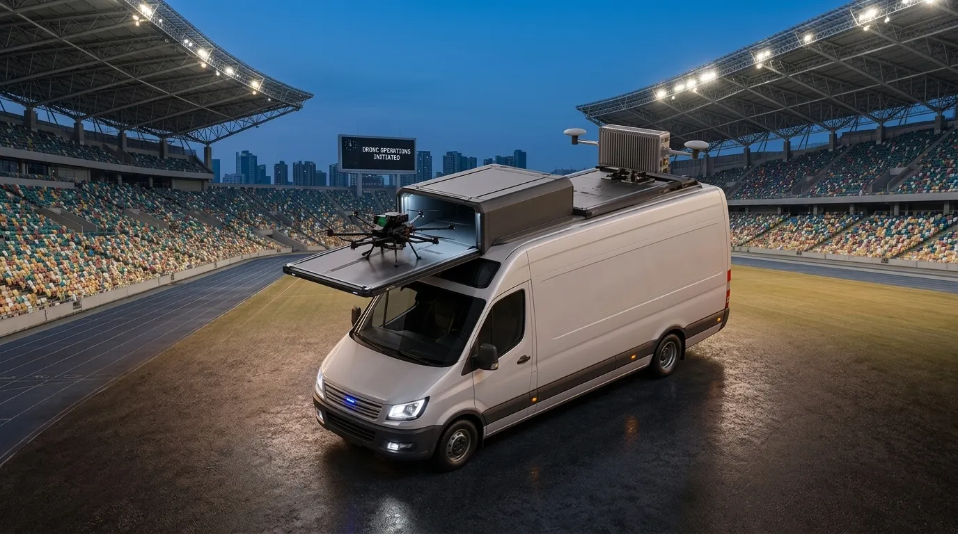 Putting a capture drone on the road: vehicle-mounted nest integration